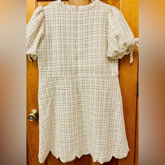 Women’s “Simply Southern” Scalloped Tweed Dress - Picture 10 of 11